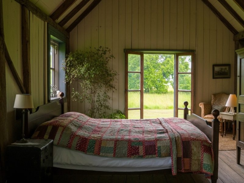 Slaapkamer op een zorgboerderij