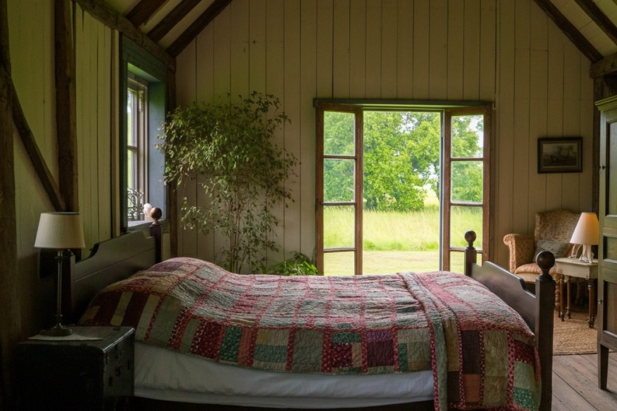 Slaapkamer op een zorgboerderij